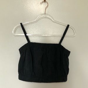 Everlane Cropped Silk Tank Top Medium